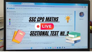 SSC CPO 2024 MATHS LIVE MOCK TEST No 2 II HOW TO SCORE 40 + IN SSC CPO MATHS II DP SI