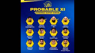 IPL first match csk vs rcb probible playing xi #cricket #ipl #viratkohli #babarazam #dhoni