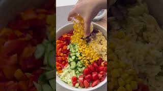 Mediterranean Orzo Salad #shorts #shortsvideo