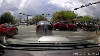 Intersection blocker gets rage honk