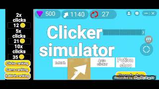 Meu jogo clicker simulator no julian's editor #julianseditor