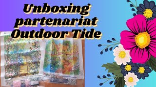 Unboxing partenariat Outdoor Tide #diamondpainting #outdoortide #loisirscreatifs #partenariat