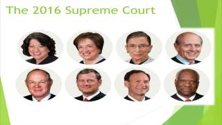 A Supreme Court Primer -  2016