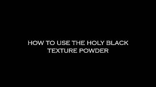 How To Use Texture Powder For Men