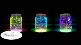 DIY Deko - leuchtende Marmeladengläser (DIY Fairy Glow Jars)