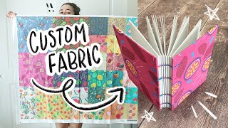 I Designed My Own Fabric (and turned it into book cloth!)