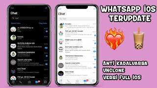 CARA MENGUBAH TAMPILAN WHATSAPP ANDROID MENJADI IPHONE TERBARU | WHATSAPP iOS ANTI KADALUARSA