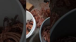 Scrapping Copper Wire! #freemoney #copperwire