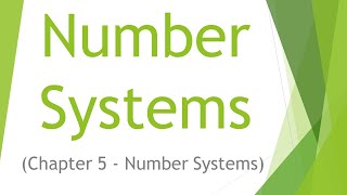 Number Systems | Computer Science | Chapter 5 | 9th Class Matric | Urdu |  Enhance Skills