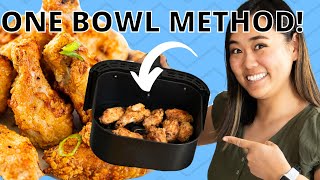 ULTRA CRISPY Air Fryer Fried Chicken Wings - NO BRINE!