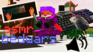 ASMR Bedwars Keyboard & Mouse Sounds (With Hand cam)