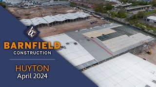 Barnfield Construction at Huyton, Liverpool — April 2024