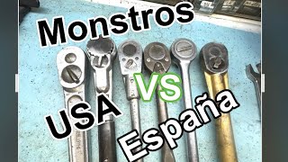 Estados Unidos VS España comparación de monstrous Herramienta pesada Snap on Cornwell Wright Irimo