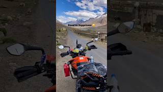 Road to happiness with KTM 390 Adventure #ktm #ktmrc390 #ktm390adventure #leh #ladakh