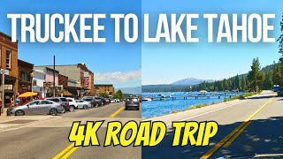 [4K] Truckee, CA to South Lake Tahoe, CA Road Trip Driving Tour - Beautiful Scenic Drive #laketahoe