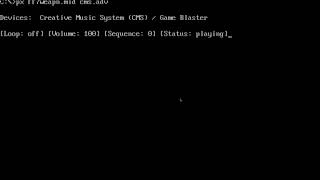 Playing ff7weapn.mid on a Creative Game Blaster 8 bit synth