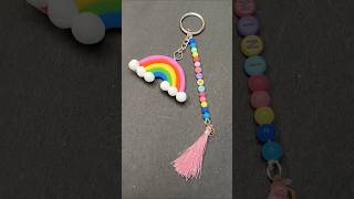 ছোট্ট মিনিকে super Clay দিয়ে Rainbow keychain তৈরি করে দিলাম😱#shorts #airdryclay #youtubeshorts