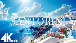 FLYING OVER SANTORINI (4K UHD) – расслабляющая музыка и красивые видеоролики о природе