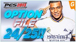 ⚽PES 2013 ⚽- NUEVO OPTION FILE 2024/2025 ☀(Mercado de Verano)☀