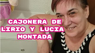 Cajonera de Lirio y Lucia montada . Arreglando la casa poco a poco