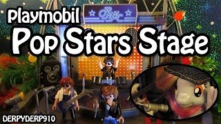 Playmobil City Life Pop Stars Stage - My Little Pony Toy Review/Parody/Spoof