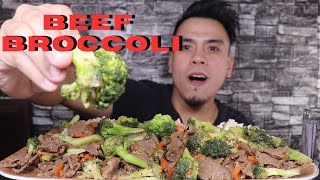 BEEF BROCCOLI MUKBANG ASMR