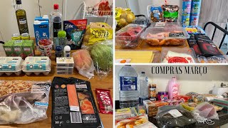 Compras Hipermercado Março || Pingo Doce - Lidl - Mercadona || Filipa da Costa