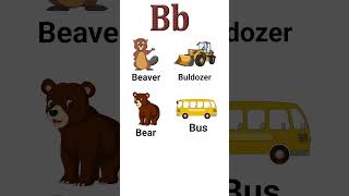 B alphabet words with picture I #ytshorts #video #viral ####