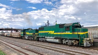 Scrap load and quite a few coilcars Servicio local #ferrovalle