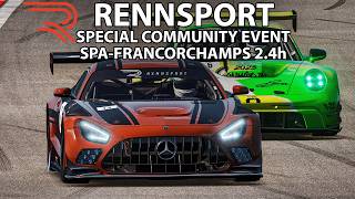 RENNSPORT Closed Beta SPECIAL Community Event 2.4H of Spa | 4K