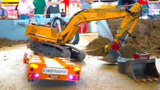 MEGA RC TRUCK COMPILATION - STUCKING RC TRUCKS - HARD WORKING CONSTRUCTION MACHINES