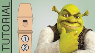 All Star (Shrek / Smash Mouth) - Recorder Flute Tutorial (MEME Song)