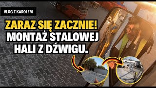 Jak zbudować halę stalową w kilka godzin? Żuraw 50t w akcji – szybki montaż! EHC Karol Zagajewski