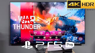 War Thunder PS5 Pro Gameplay With LG Oled TV 4K (120HZ)