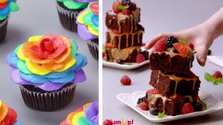 easy colour rainbow dash dessert cake 🎂🍨🎂🍨🌈🎂🎂🌈🎂🍨🎂🍨cake it love 🎂🌈🌈(1)