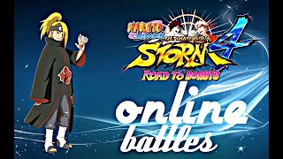 DEIDARA GAMEPLAY ONLINE [naruto shippuden ultimate ninja storm 4 road to boruto]