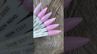 Jasno różowe Pudry Tytanowe Manicure Tytanowy NSN New Style of Nails #paznokcie #nails #nailstyle