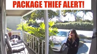 THIEF | Woman caught on video stealing our package | LAKEWOOD AREA