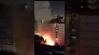 Incendio en pleno centro de San Miguel de Tucumán