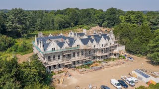 Drone video of the renovation of Firbeck Hall - 12 Aug 2020