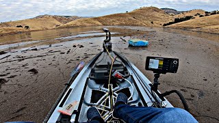 Fishing a Debris Filled Lake Kaweah, CA