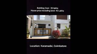 2BHK Duplex Villa for sale in Coimbatore bhk || #independentvilla #duplexvilla #budgethouse #shorts