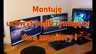 Składam komputer chłodzony cieczą na platformie AMD - VLOG nr 3 (Ramię podtrzymujące dwa monitory.)