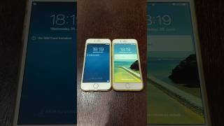 iPhone 6 on iOS 8 vs iOS 10 boot up test #shorts #iphone6 #ios8 #ios10