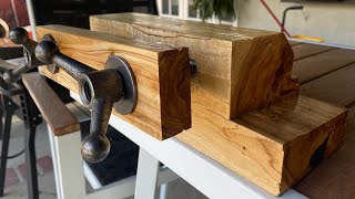 Olive Tree into a Moxon Vise