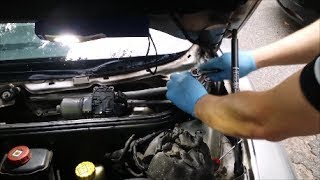 Tutorial. Sostituire MOTORE dei TERGICRISTALLI Alfa 147 Replace a WINDSHIELD WIPER MOTOR (