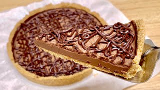 ขนมคลีน ไม่อบ ทาร์ตช็อกโกแลต วีแกน ไม่ไข่ แป้ง นม เนย น้ำมัน น้ำตาล No Bake Vegan Chocolate Tart