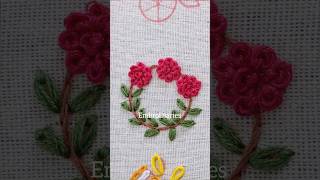 Awesome Flower Circle Embroidery Design For Beginners #easyflowerembroiderydesign