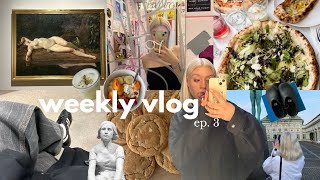 weekly vlog | wstawanie rano, solo date & rower