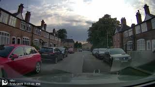 altrincham roundabout genius lady dash cam ku65zyd